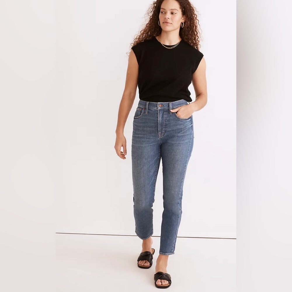 MADEWELL the Perfect Vintage Jean in Finney Wash 27